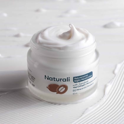 Naturali Rejuvenating Night Moisturiser With Veg Collagen & Murumuru Butter-50ml