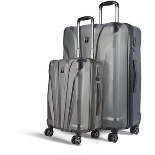 Timus Leolite Expandable Premium Polycarbonate Small Large Suitcase Combo (58,78cm)