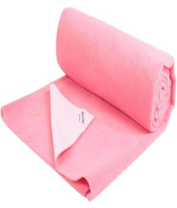 Quick Dry Pink Laminated Waterproof Sheet ( 140 cm A- 100 cm - 1 pcs ) Rubber Sheet