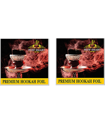 Puff Smart Foil Paper Pre-Cut Square Sheets ( Pack Of 2 )