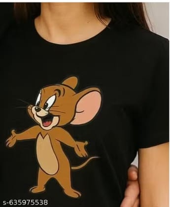 Printed Cotton Regular T-Shirt for Women Printed Cotton Regular T-Shirt for Women