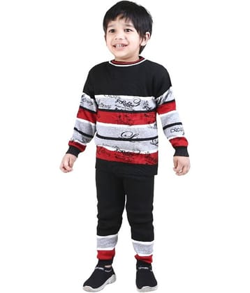 GTwo Pack of 1 Boys Woollen Blend Pullover Sweater ( Black )