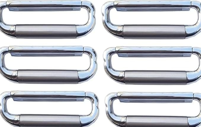 ADISON Door kadi Handle 4 Inch Stainless Steel Heavy Duty with Screws kadi Handle Rose Gold Brown Shade Handles Pack of 6 | Multicolor