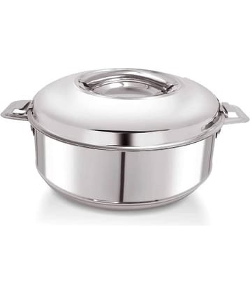 Dynore 2000 ML Silver Steel Thermoware Casserole ( Set of 1 , 2000 mL )