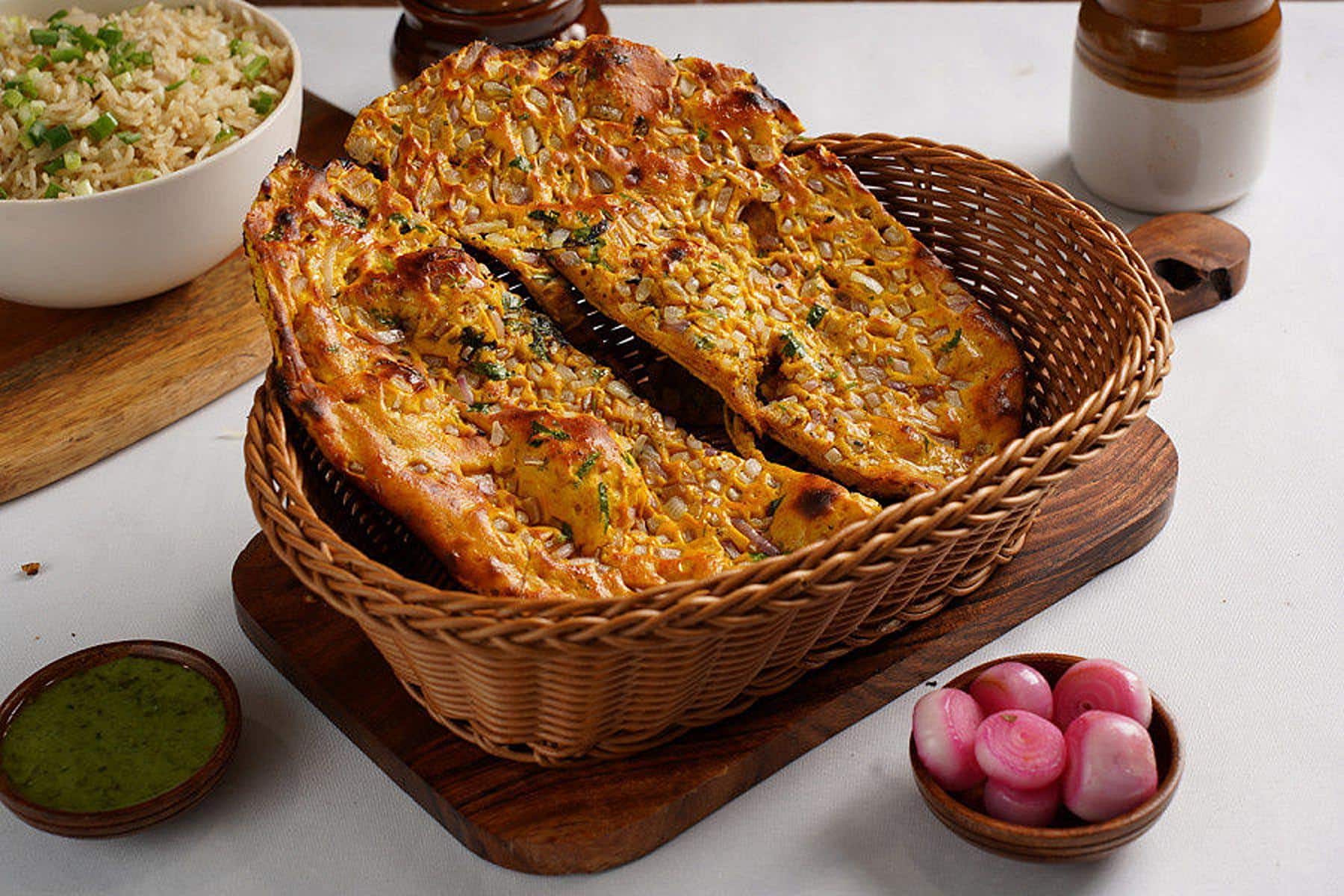 Onion missi roti