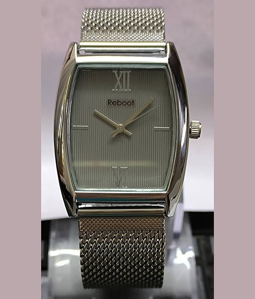 Reboot - Silver Stainless Steel Analog Men's Watch