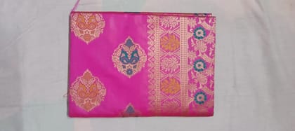 Venkat Lakshmi Cloth Business Pink Brown Green Mixed Colour Saree