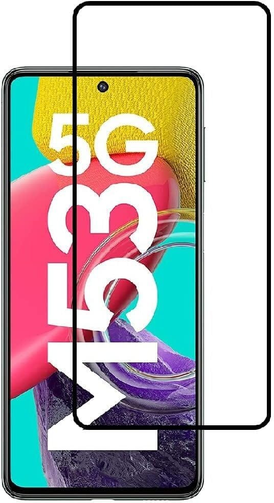 PLUGTECH Advanced Tempered Glass With Anti-Explosion 9H Hardness Edge-To-Edge Coverage Screen Guard for SAMSUNG M53