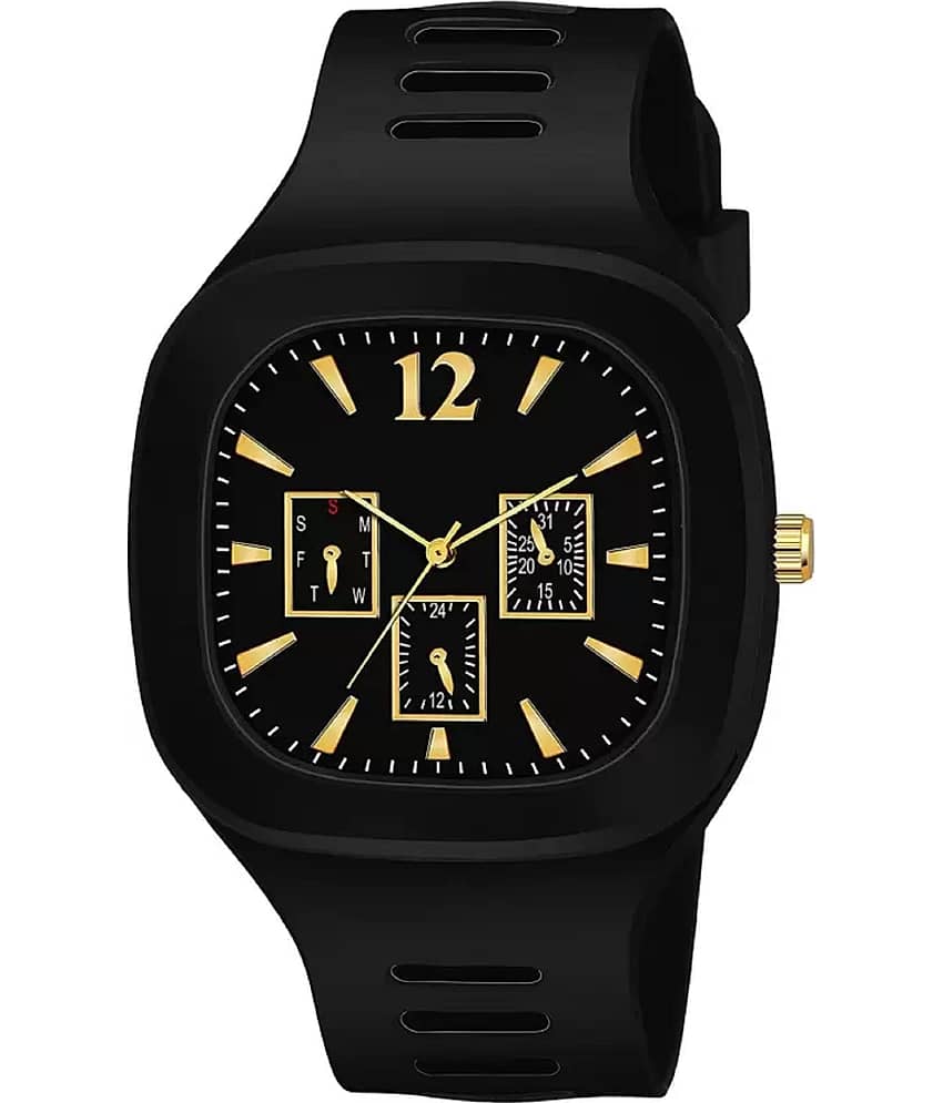 Viser Black Dial Analog Boys Watch ( Pack of 1 )