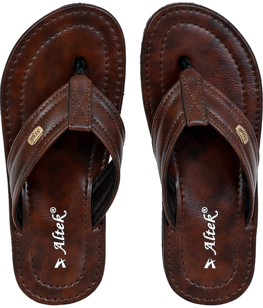 Chappal Wala Tan Men's Thong Flip Flop