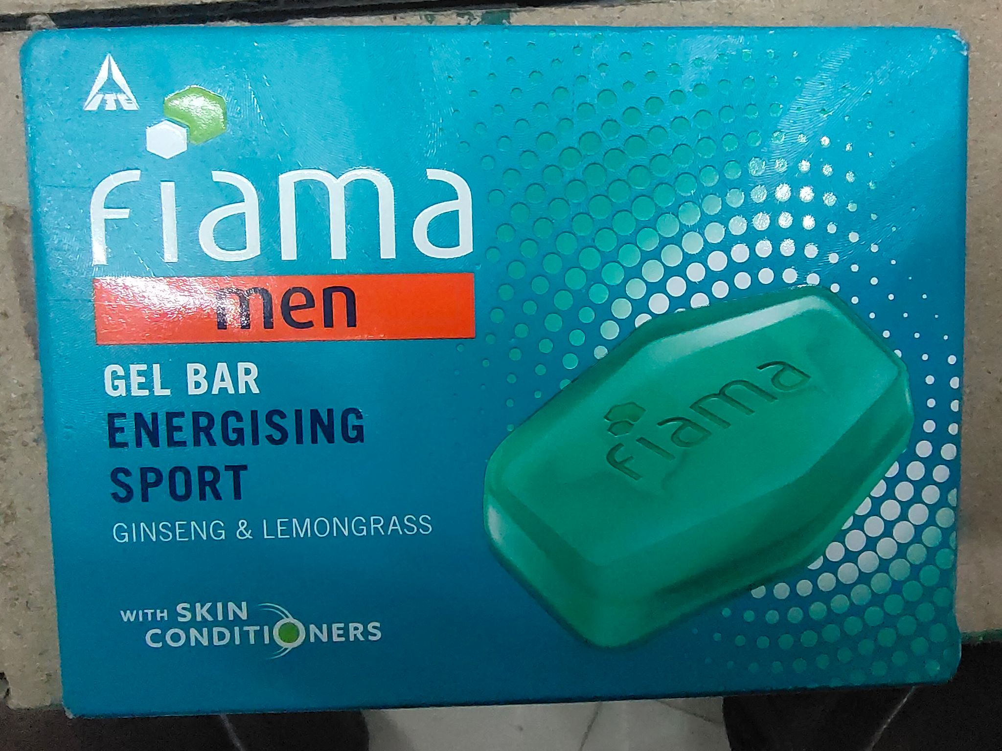 Fiama Gel Bathing Bar - Men, Energising Sport