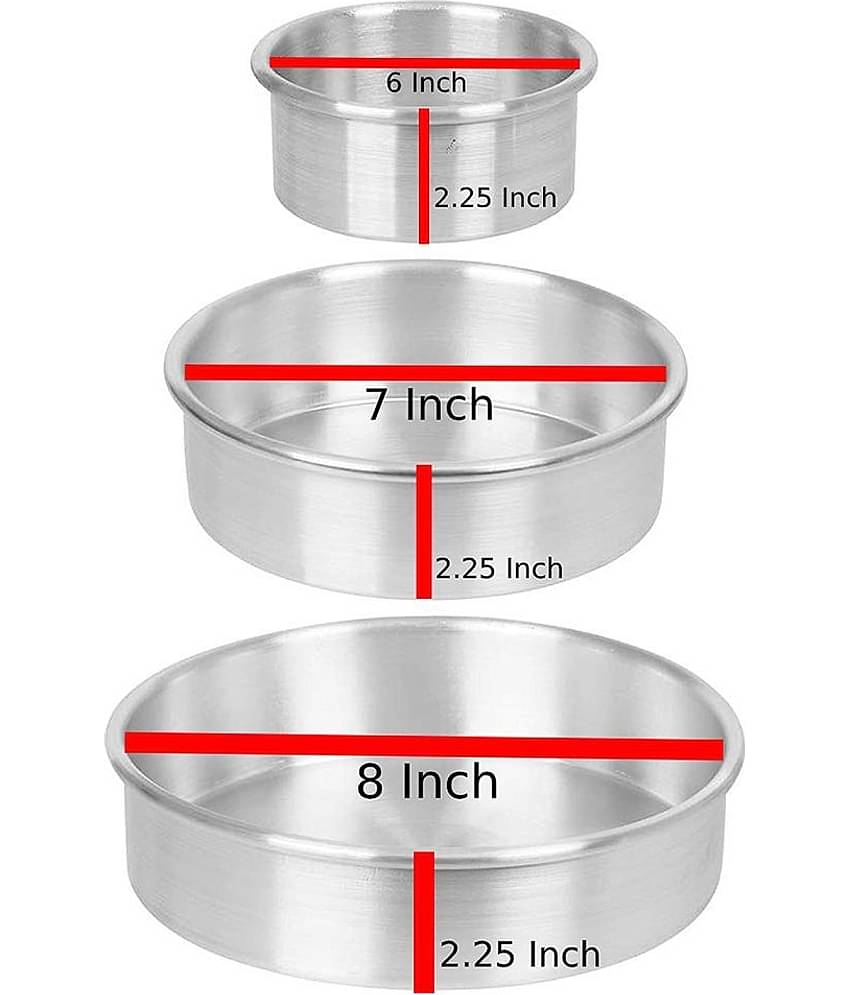 Malik Cake Mould Aluminium Cake tin 300 mL