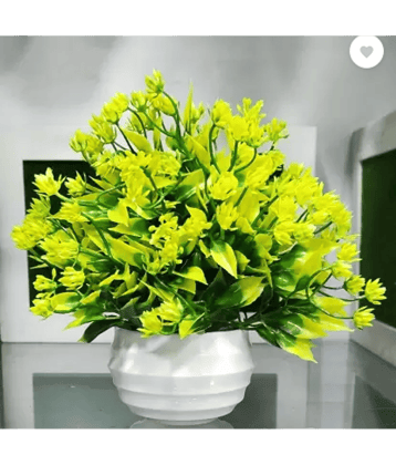 zonezer - Lime Green Wild Artificial Bonsai ( Pack of 1 )