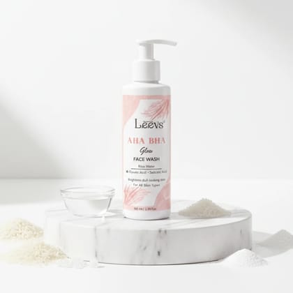 Leevs AHA BHA Glow Face Wash - 100ml