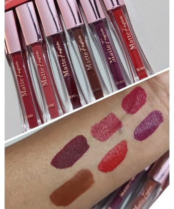 Forsure Matte Fusion Liquid Lipstick (Pack Of 6)