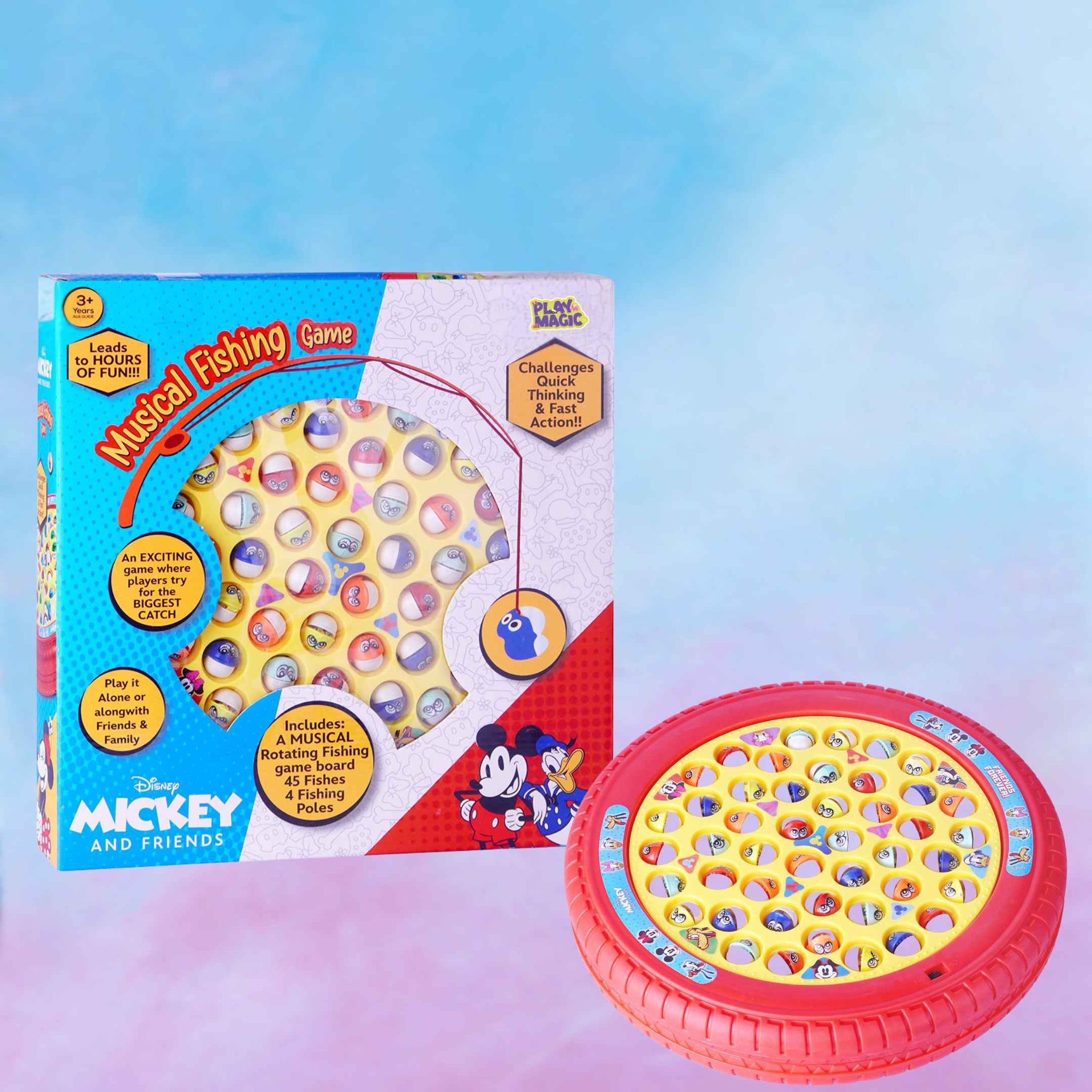 PlayMagic Fishing Game Mickey - 45 pcs