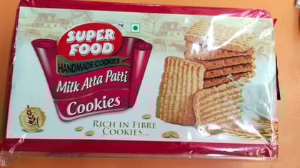 Super food handmade cookies milk Atta Patti cookies 450 g