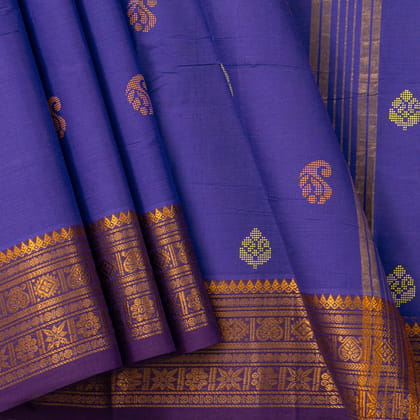 Lavender Chettinad Cotton Saree PV SK CC 193