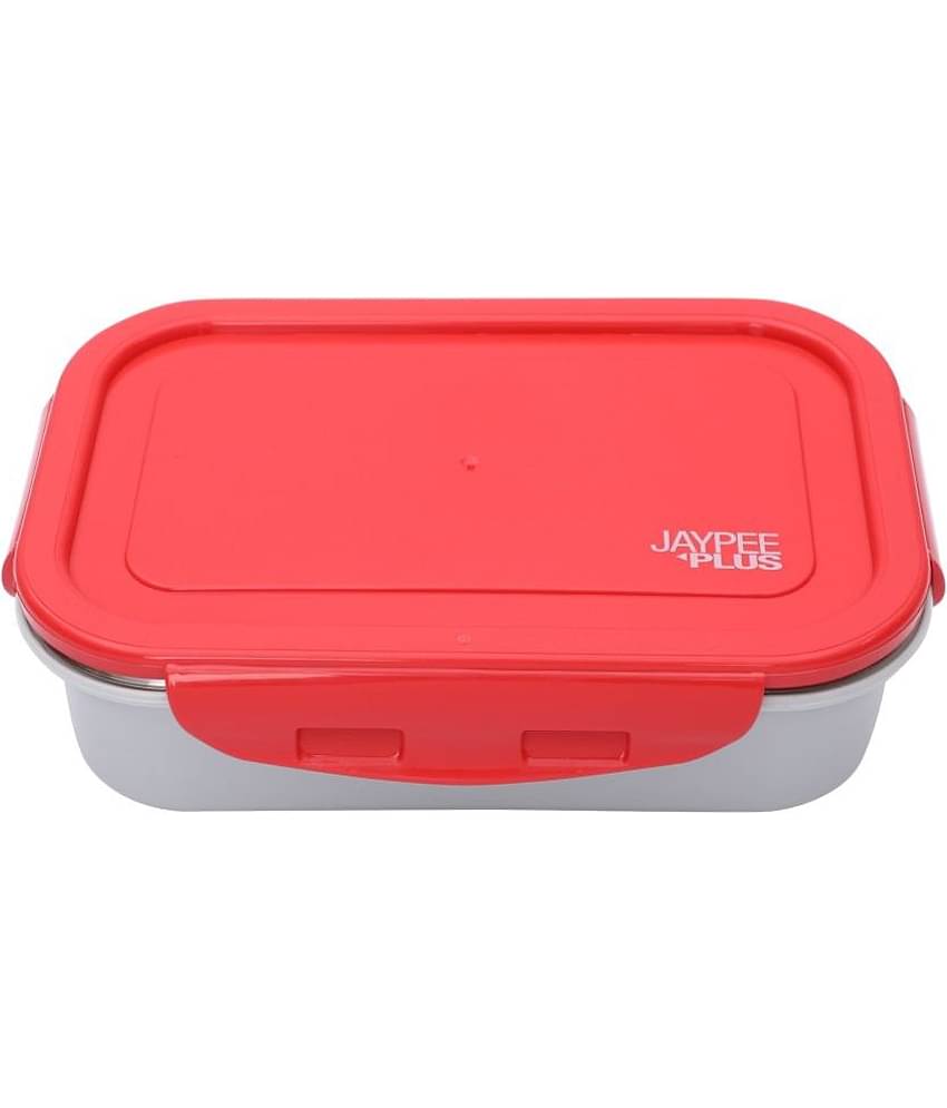 Jaypee - Red Stainless Steel Lunch Box ( Pack of 1 )