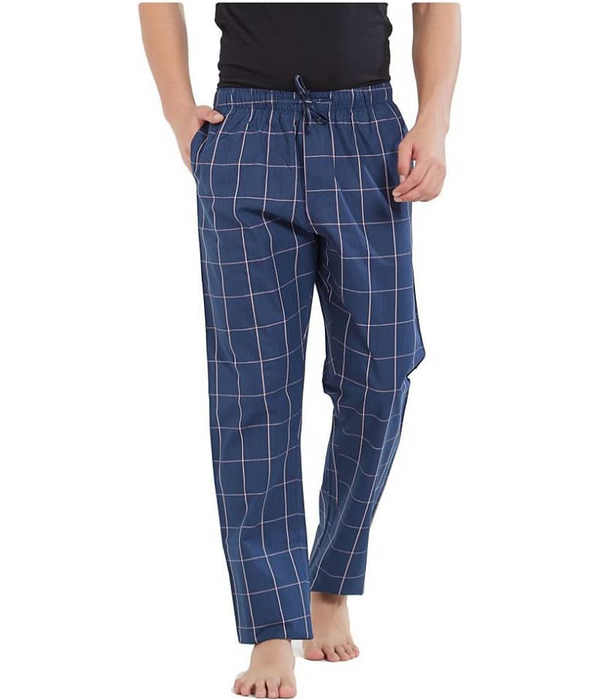 XYXX Pack of 1 Pyjama For Men's ( Blue )