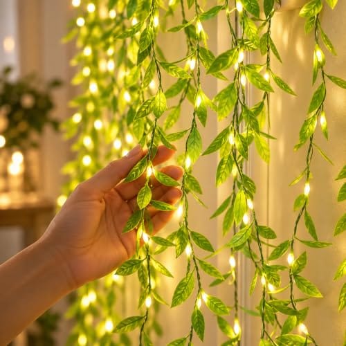 Lights – 200 LED Warm White Fairy String Lights, 3x1m, Remote Control with 8 Lighting Modes for Home, Wedding,
