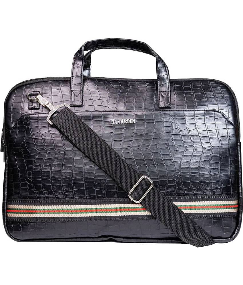 Man Arden 14 Ltrs Black Laptop Bags