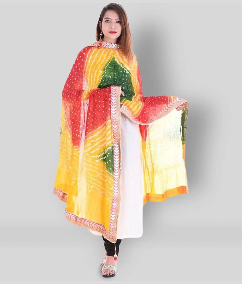 Apratim Multicoloured Art Silk Dupatta
