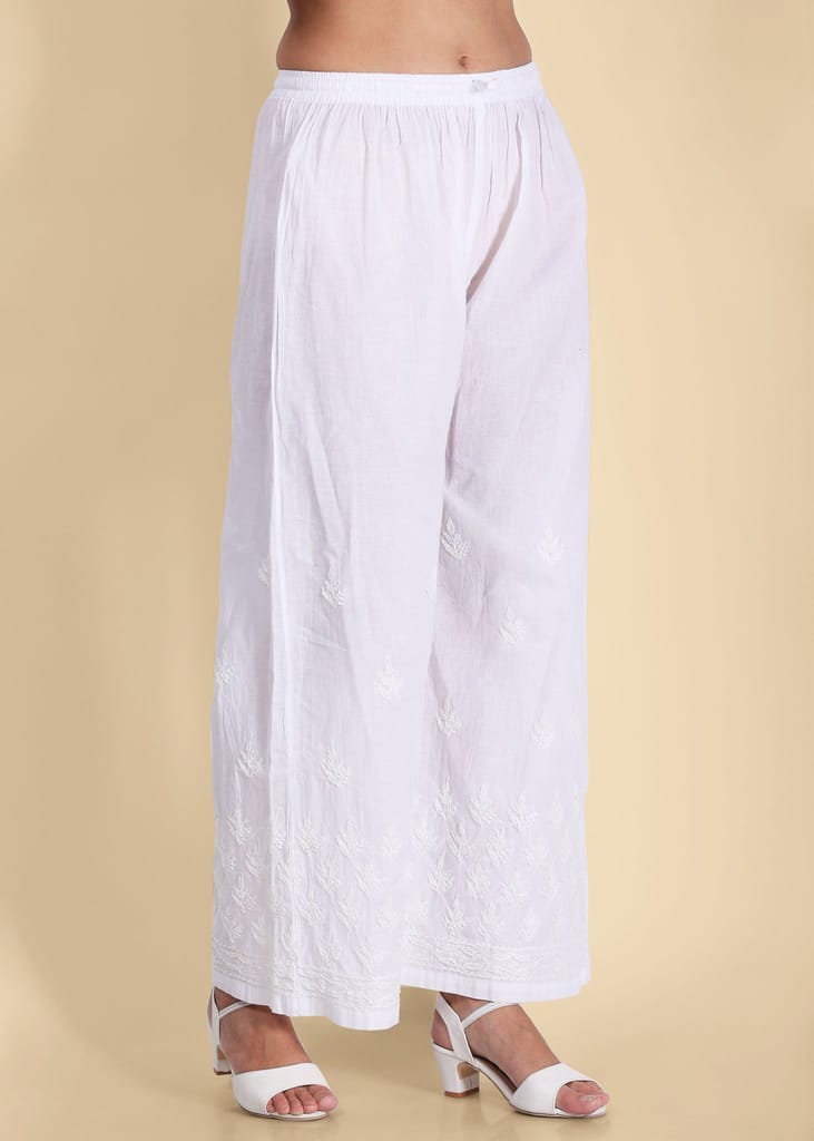 Shabnam Cotton Hand Embroidered Plazo