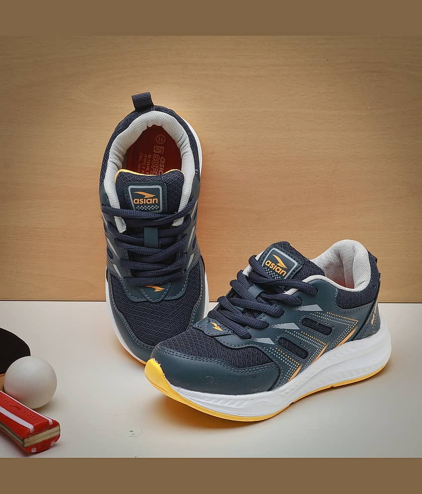 ASIAN - Black Boy's Running Shoes ( 1 Pair )