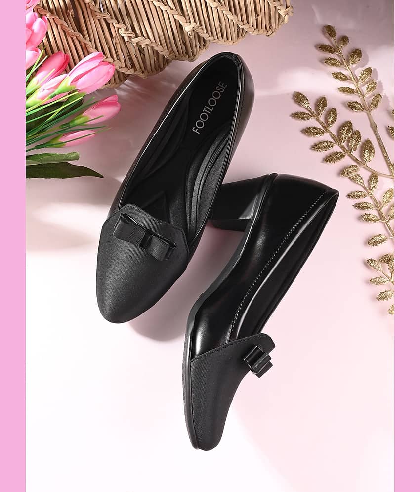 Footloose Black Women's Casual Ballerinas