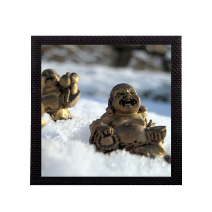 Laughing Buddha Satin Matt Texture UV Art Painting