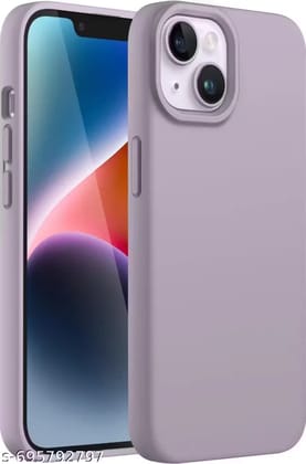 Kozykit Liquid Silicone Case Compatible with iPhone 14 | Soft Gel Rubber Back Cover | Non-Slip Full Body Shockproof Protection | Premium Microfiber Lining Mobile Cover | Lilac Colour Kozykit Liquid Silicone Case Compatible with iPhone 14 | Soft Gel Rubber Back Cover | Non-Slip Full Body Shockproof Protection | Premium Microfiber Lining Mobile Cover | Lilac Colour