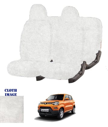 Maruti S-Presso White 5 Seater Car Seat Cover