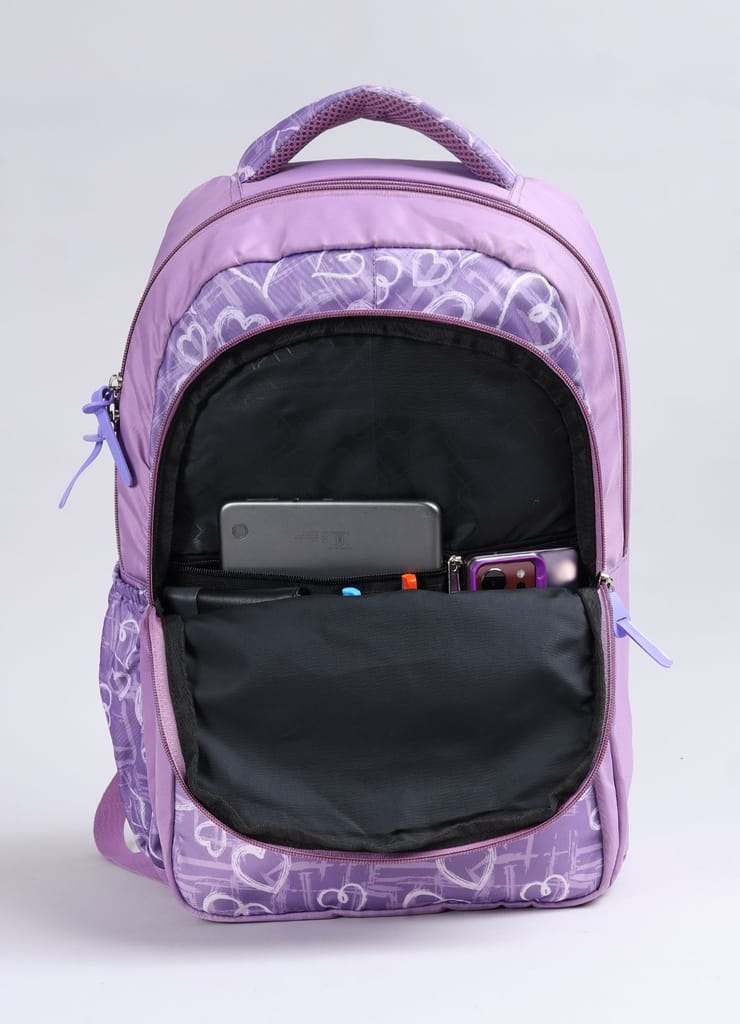 PB Pearlbags Polyester Water Resistant Casual Backpack With Laptop Sleeve For School,college & Office For Boys and Girls,Men & Women