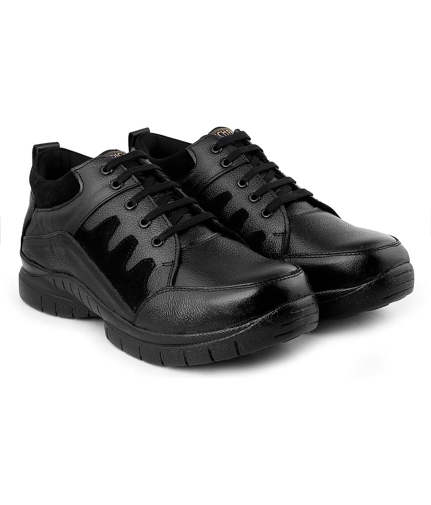 Enrich Field Mid Ankle Black Safety Shoes