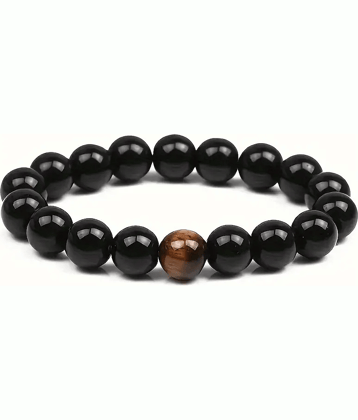 AdvaitEtp Black Bracelet ( Pack of 1 )