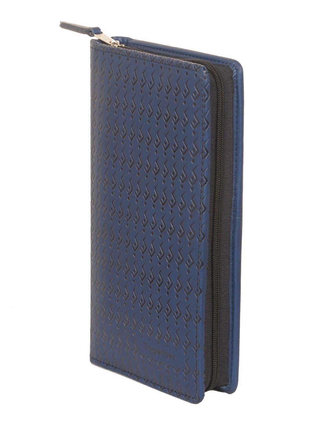Sukeshcraft PU Passport Holder Cover Case RFID Blocking Travel Wallet Holds 4 Passports (Navy Blue)