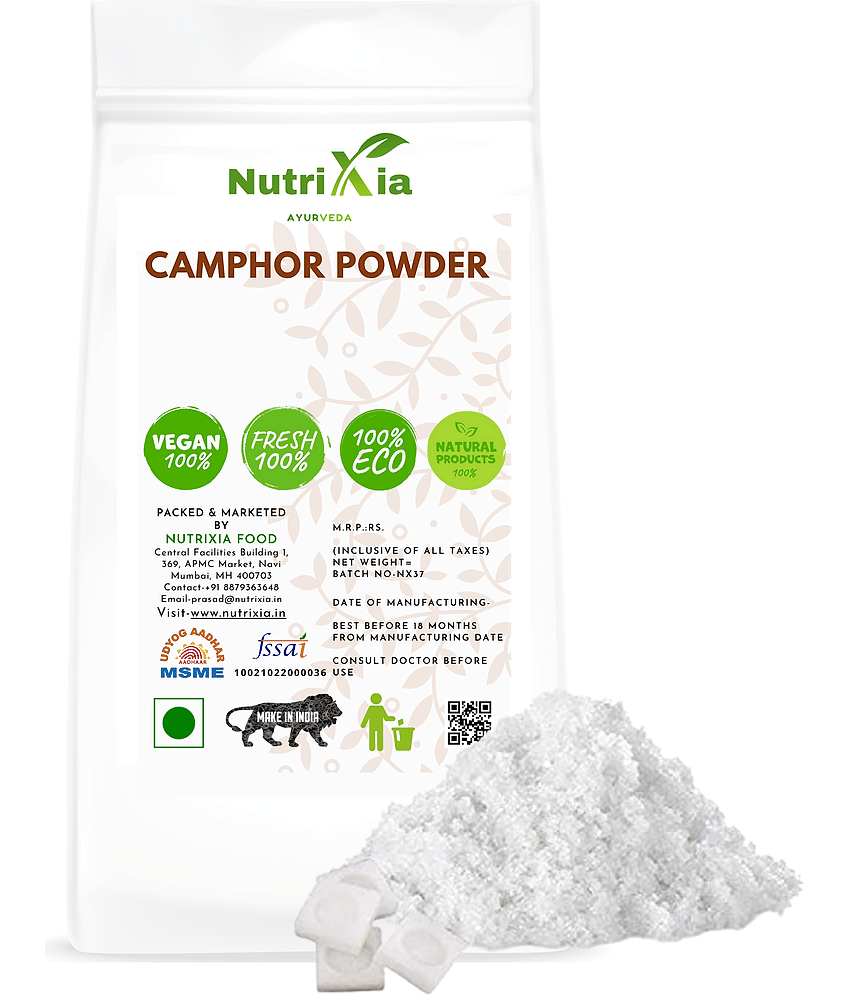 Nutrixia Food Camphor Powder - Kapoor - Kapur  Powder 480 gm