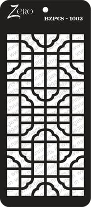 Brand Zero Pratibimb Craft Stencil - Code: BZPCS-1003