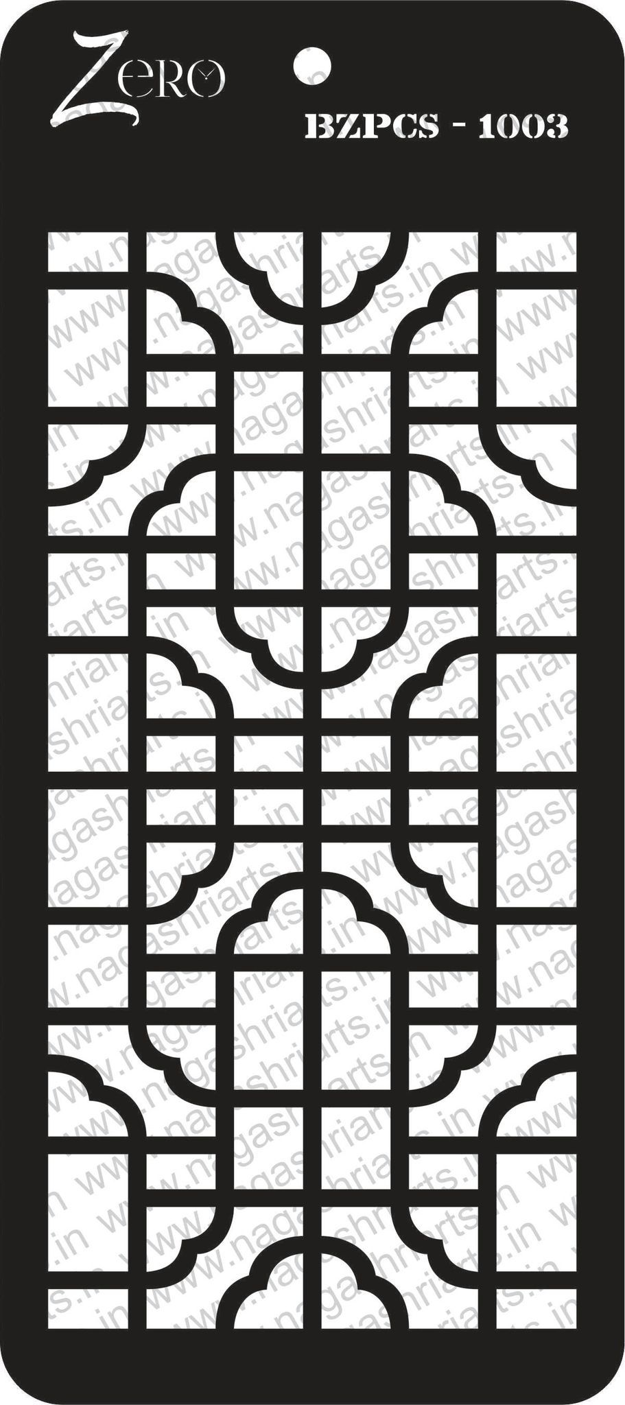 Brand Zero Pratibimb Craft Stencil - Code: BZPCS-1003