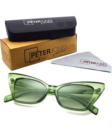 Peter Jones - Green Cat Eye Sunglasses ( Pack of 1 )