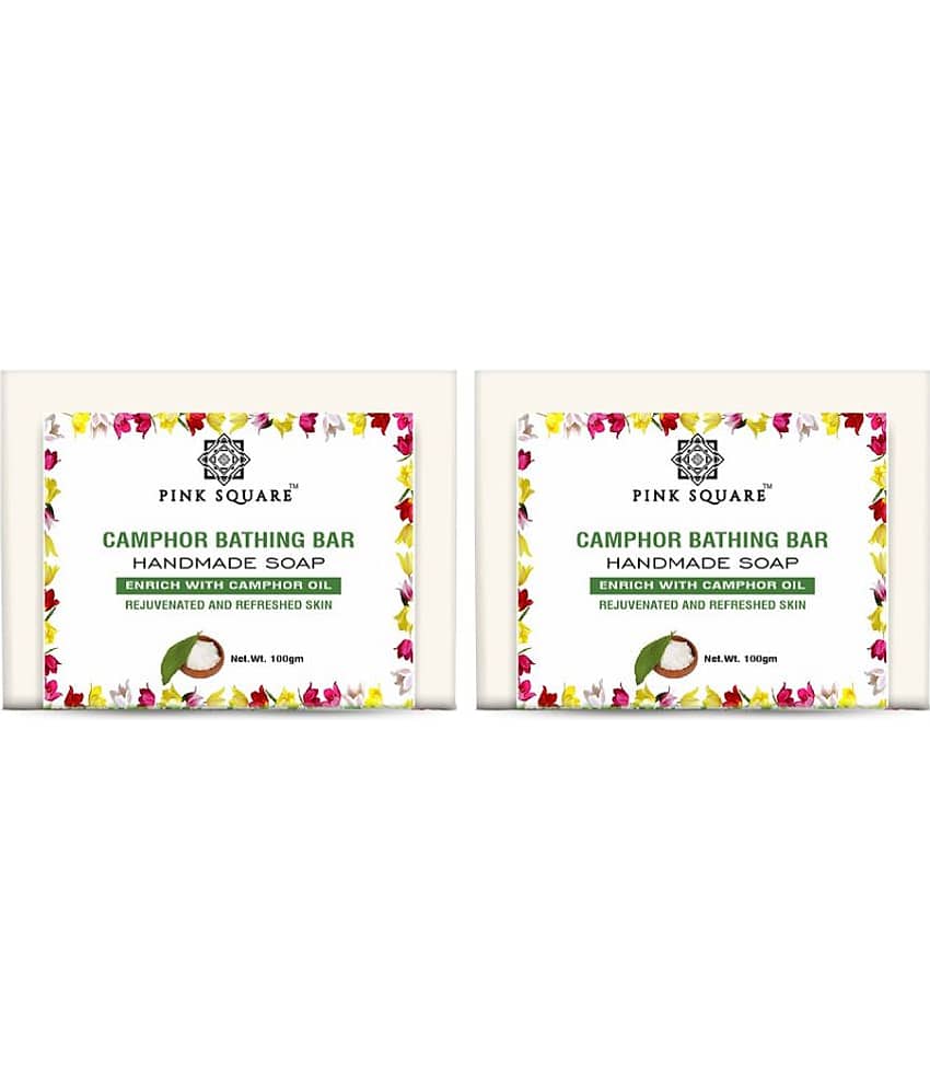 pink square - Freshness Bathing Bar for All Skin Type ( Pack of 2 )
