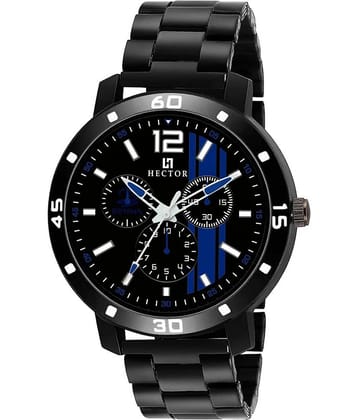Hector Black Stainless Steel Analog Men's Watch