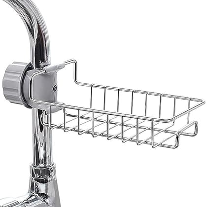Sink Caddy Organizer Multifunctional Dish and Sponge Holder for Kitchen Sink Space-Saving Storage for Soap, Scrubbers, and Utensils