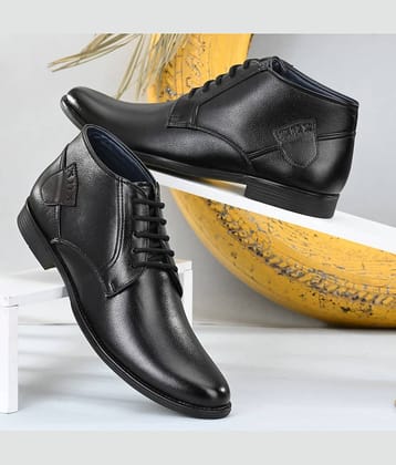 John Karsun - Black Men's Derby Formal Shoes