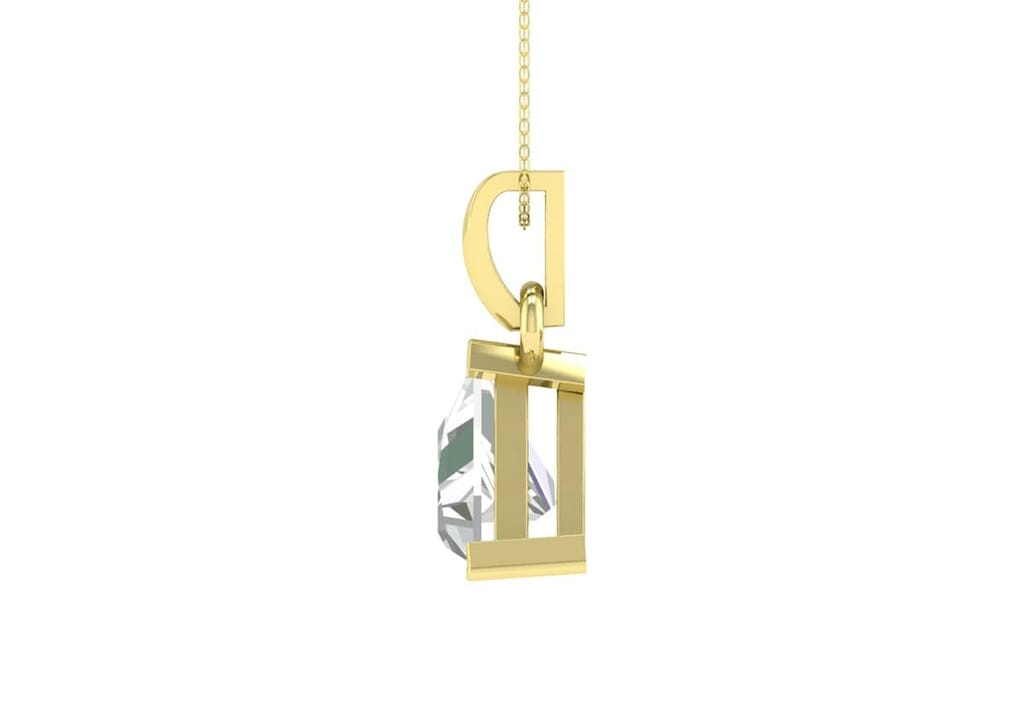 Classic Triangle Solitaire Necklace