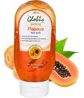 Globus Remedies Papaya Face Wash, 100 ml