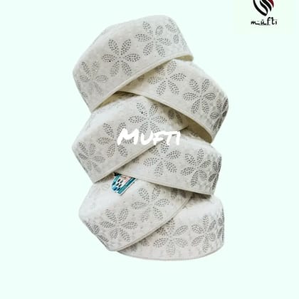Pk Cap Combo Pack 12 Pcs  (  White  )
