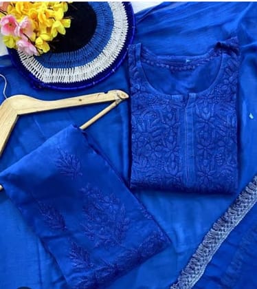 Lucknow Handwork Chikankari  Palazzo Set