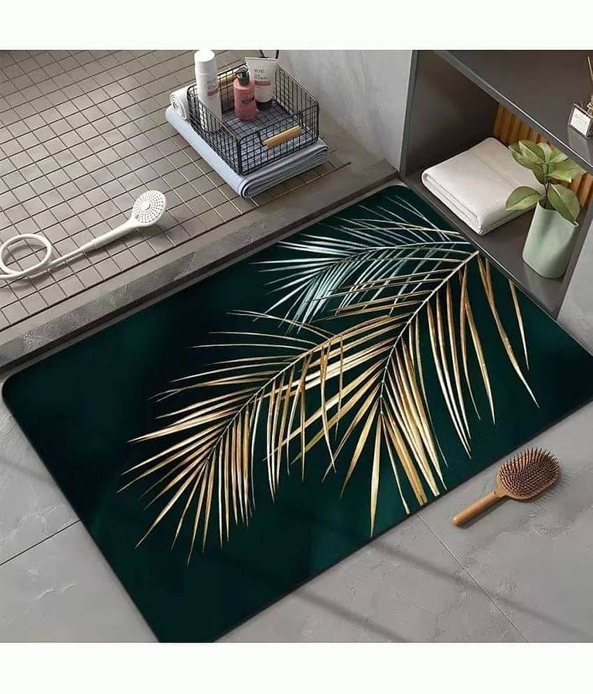 mahek accessories Anti-skid Rubber Bath Mat 40x60 cm ( Pack of 1 ) - Multi